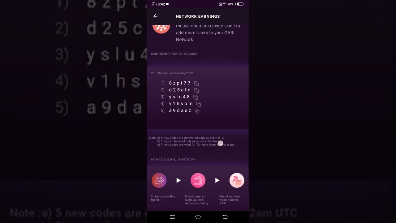 Chingari gari mining invite code kya hai | what is gari mining invite code,, Publishe