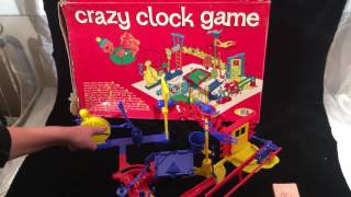 CRAZY CLOCK GAME by Ideal, 1964