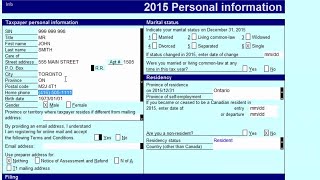 How to professionally file tax retun by ProFile Software. screenshot 5