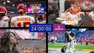 EVERYTHING that goes into preparing Super Bowl Sunday Stadium