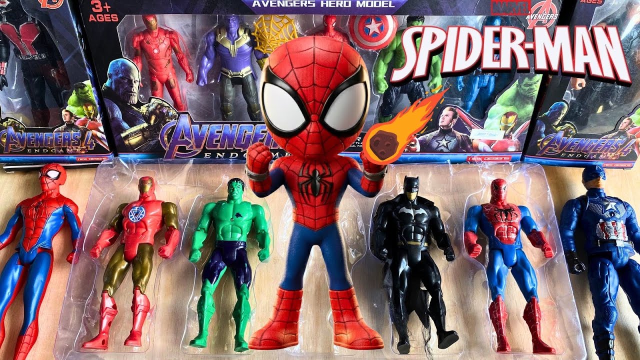 AVENGERS TOYS/Action Figures/Unboxing/Cheap Price/Spiderman,Ironman,Hulk,Thor/Toys