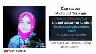 Andai tak berpisah-karaoke duet (Imam ft Yollanda) cover smule by@Ayu_aelach