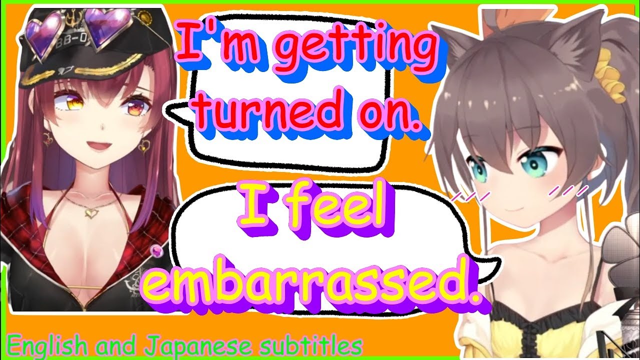 Even Matsuri-chan, who is good at dirty jokes, seems to feel embarrassed sometimes.