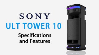 Discover the Sony ULT TOWER 10  Party Speaker.