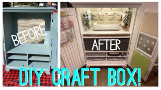 DIY Cricut Cabinet, Cricut Organization