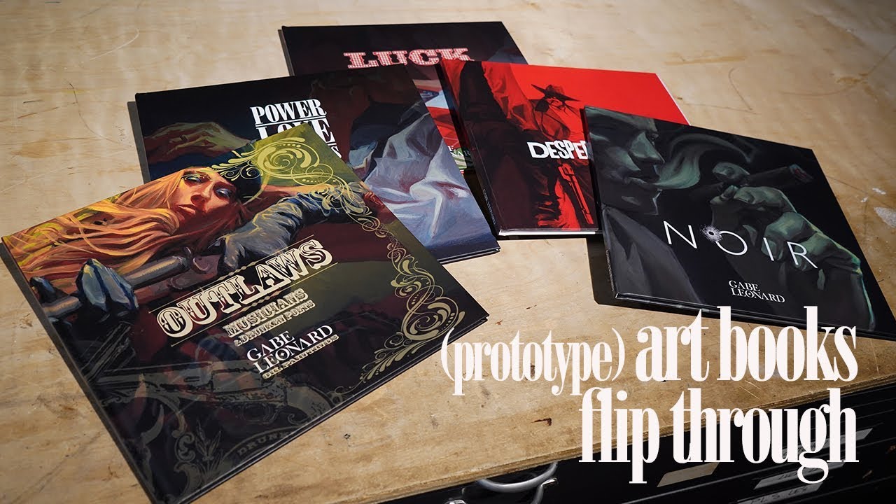 first look art books flip through YouTube