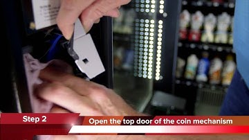 How to clean the coin mechanism on a Sorrento vending machine
