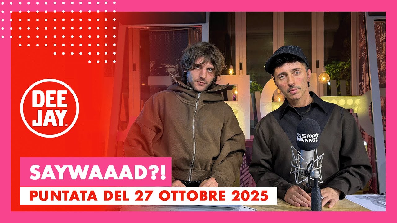 Rkomi ospite a #SayWaaad – Puntata del 27 ottobre 2025