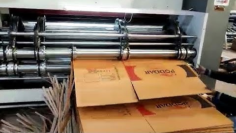 Two Color Printer Slotter