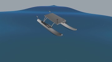 WAM-V Simulated in NavaSim