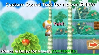 Custom Sound Test for Newer SMBW (Peach & Daisy for Newer CONFIRMED)