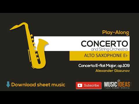 alexander-glazunov-op-109-–-concerto-for-saxophone-|-classical-saxophone-eb---play-along