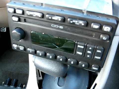 Removing radio from 2005 ford escape