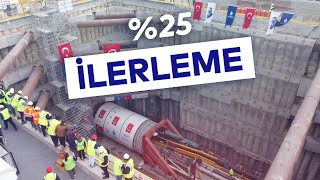 Mahmutbey Bahçeşehi̇r Esenyurt Metrosunda Çalişmalar Sürüyor Resimi