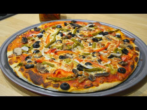 recette-pizza-végétarienne