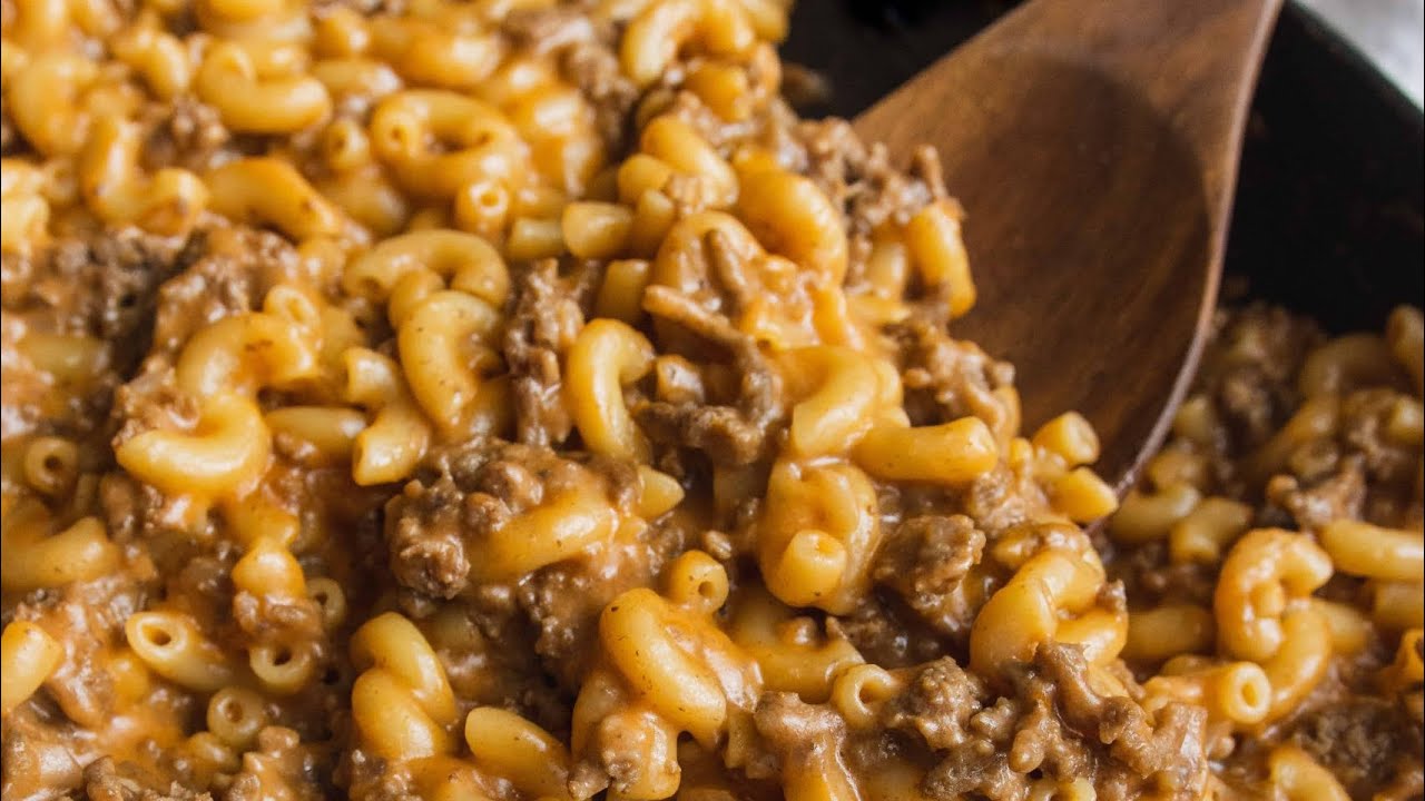 Quick, easy,  budget friendly meal! Homemade hamburger helper 