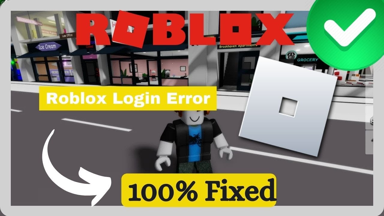 How To Fix Roblox Login Problem 2023 Easy Fix Youtube