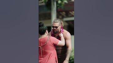 The man, the myth, & the legend Jason Momoa visiting the Polynesian Cultural Center#shorts