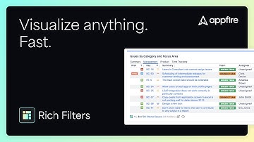 Visualize Jira data with complete freedom using Rich Filters by Appfire