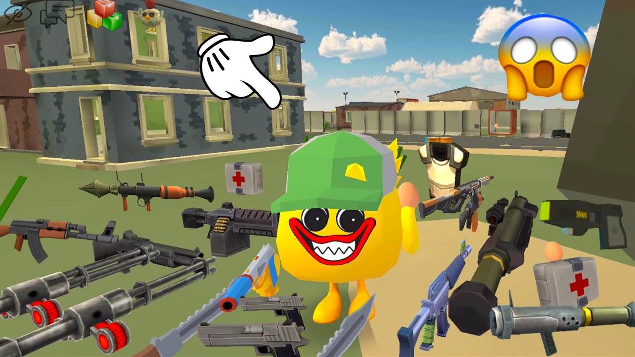 BattleRoyalePvP Chicken Gun Game || Pro VS Hacker || Android Gameplay Video