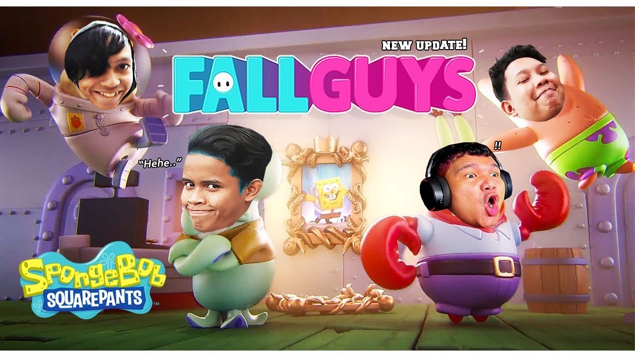 TEAMFIRES Masuk Dunia Spongebob Squarepants!🧽🔥 - Fall Guys (Malaysia)