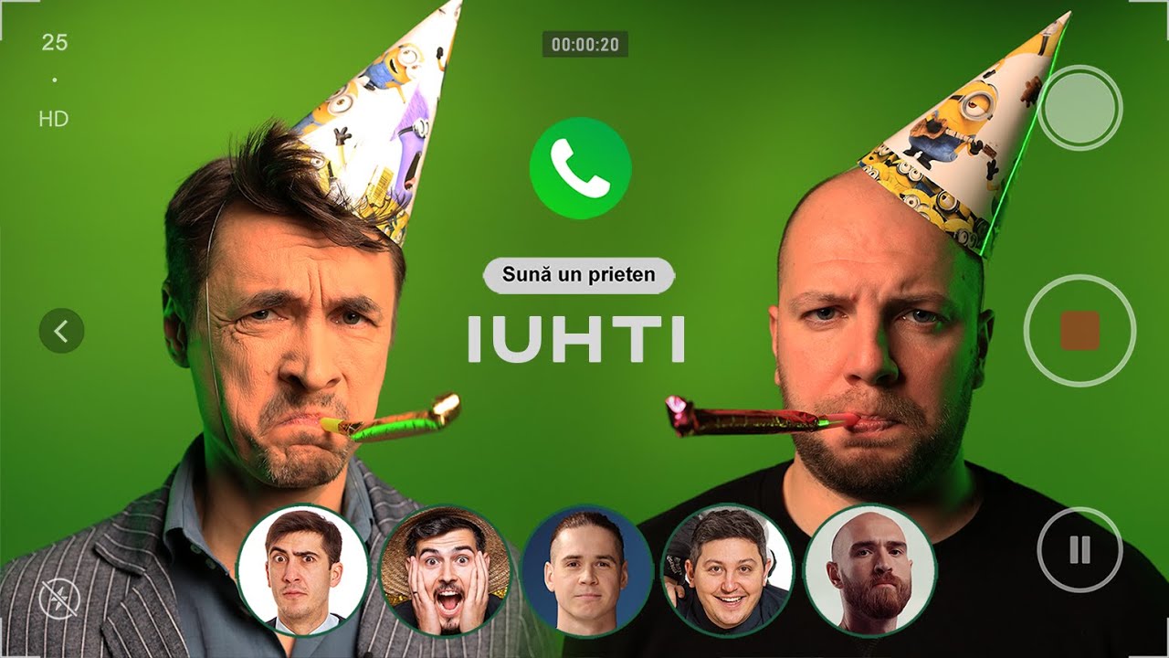 SUNĂ UN PRIETEN cu  Iuhti și prietenii săi: Satoshi, Beton, Feoctist ș.a.