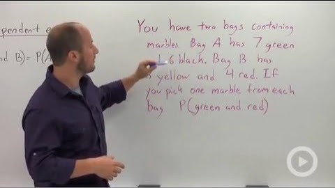 Probability of Independent Events