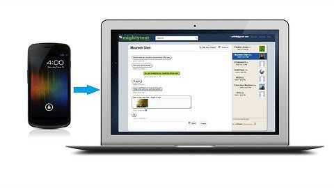 Send SMS text from your computer with MightyText