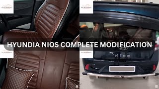 Hyundai i10 Nios Modification | Seat Cover | Rear Guard | Door Visor fitting by New Car Accessories