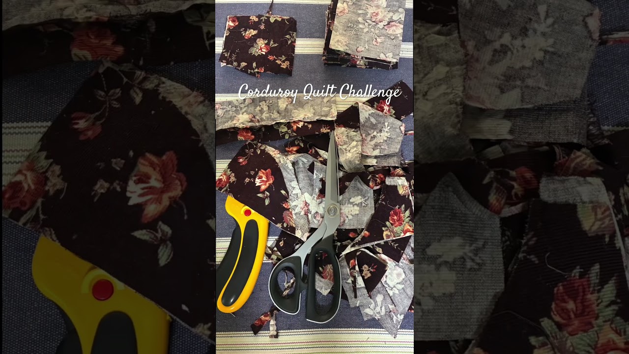 Thrifted Shirts 2 Quilt Squares: Corduroy Hunt Begins! 