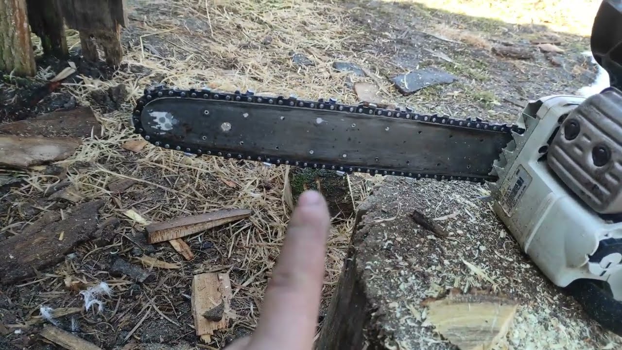 Cât de mult contează un lanț bine ascuțit 🤦‍♂️