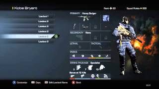 Call of Duty Ghosts Prestige 2 Barracks and Classes!!