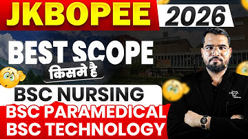 JKBOPEE BSc Nursing 2026 🔴 Complete Syllabus + Pattern ✅ Step-by-Step Selection Plan #bscnursing