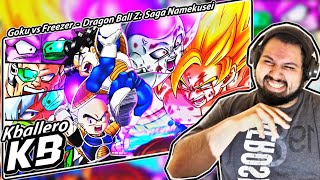 Goku vs Freezer | Dragon Ball Z: Saga Namekusei Rap | Kballero | Reaccion