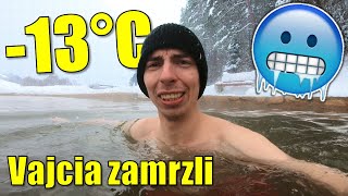 Okúpal som sa v EXTRÉMNYCH MRAZOCH na Slovensku!