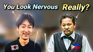 Very Confident PLAYER Thinks He CAN Intimidate the GREAT Efren Reyes