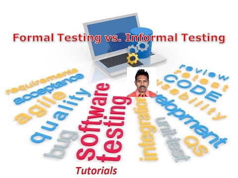 Formal Testing vs. Informal Testing | Software Testing Fundamentals | G C Reddy |