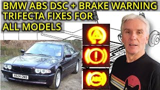 BMW FIXING THE TRIFECTA ABS DSC BRAKE WARNING LIT