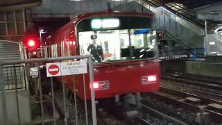 【名鉄】三河線から脱走⁉ 6500系(6518F)+6800系(6822F) 準急•中部国際空港行き 聚楽園駅発車