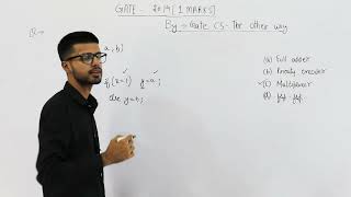 Gate 2014 pyq DIGITAL | Consider the following combinational function block involving four Boolean