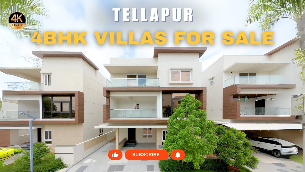 4 BHK VILLA FOR SALE TELLAPUR | HYDERABAD.    