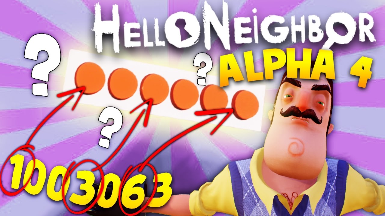 hello neighbor alpha 2 all comands