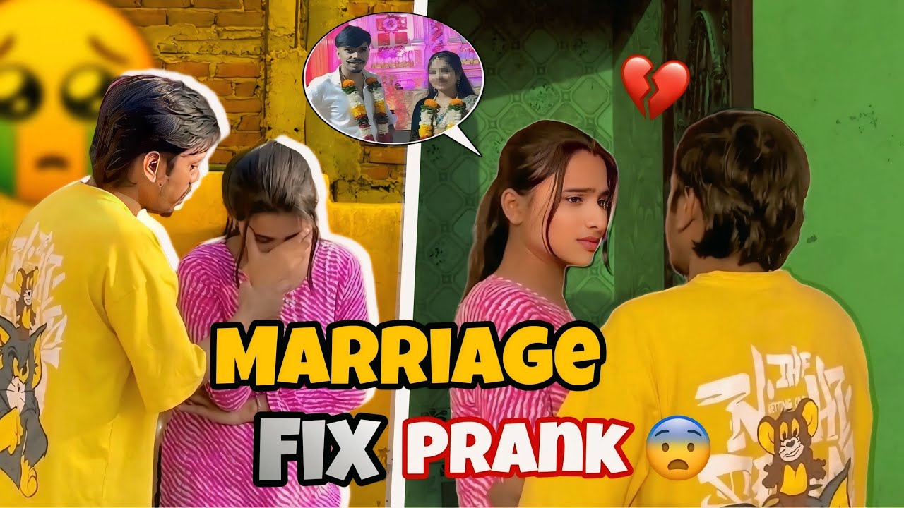 Marriage Fix Prank ❤️‍🩹 // diya ne mujhe chor diya 😭… (Edit By Aman Gupta)