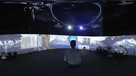 Dear VR Spatial Connect  in use in 6m Igloo with Pete Fletcher