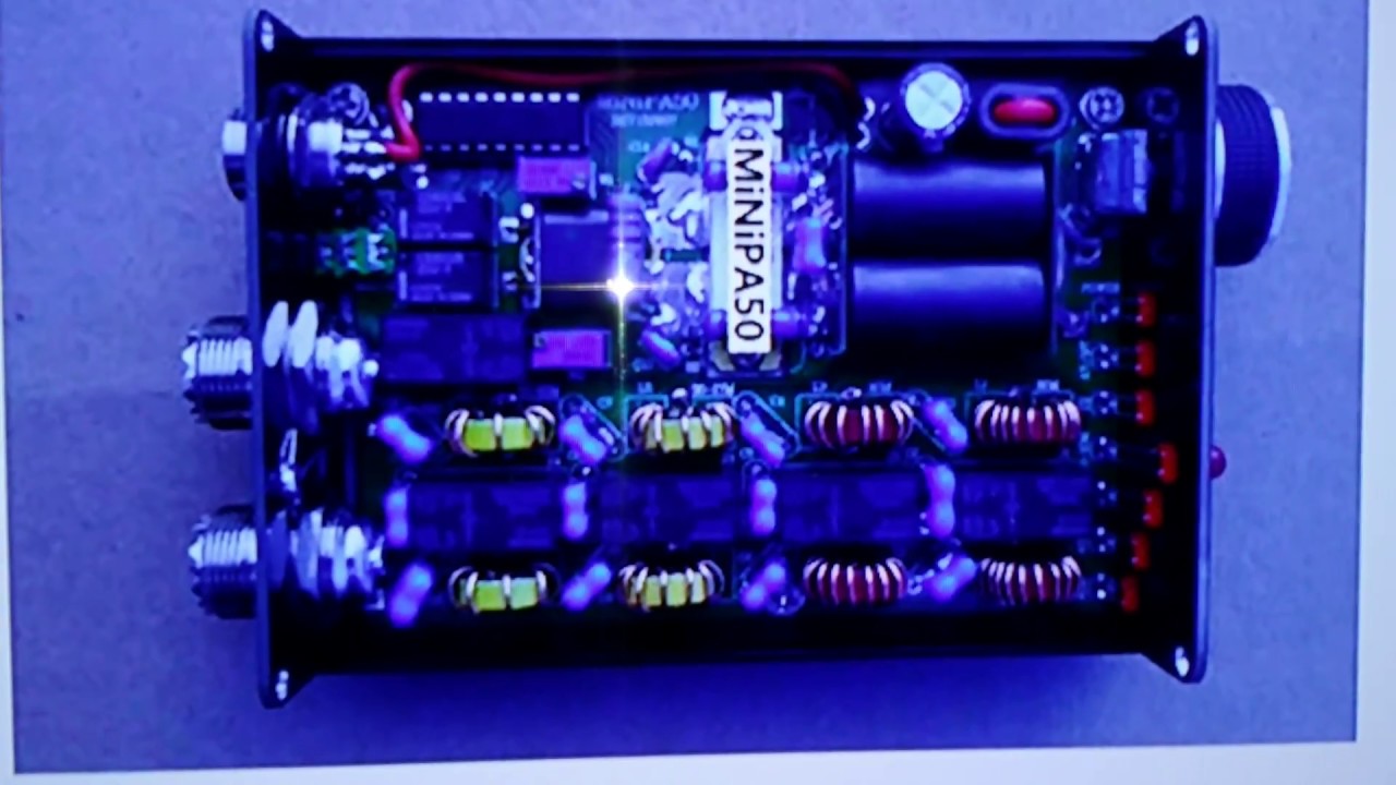 Yaesu FT817ND, LDG Z817 AutoTuner, MiNiPA50, Power Amplifier. YouTube
