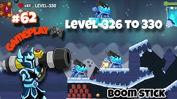 Boom stick : bazooka puzzles level-326 to 330 #gameplay #boomstick #stick #stickman #mobilegame 