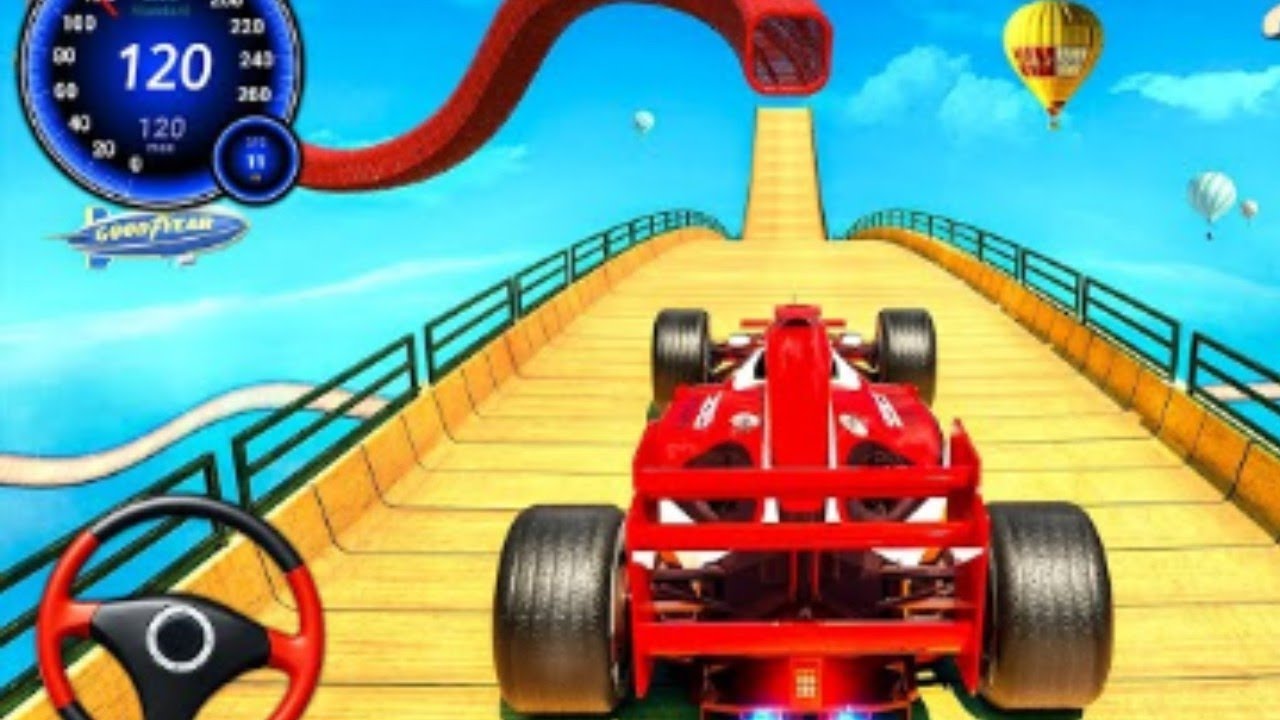 F1 Car vs Impossible Ramps | High Speed Racing Stunts - YouTube