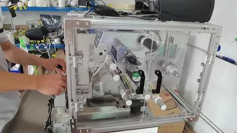 semi auto printing labeling machine for cables