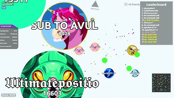 AGAR.IO SERVER TAKEOVER WITH BOTS #1189 || OP-BOTS.COM