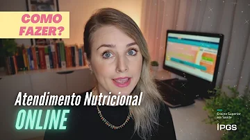 Como realizar atendimento nutricional online?